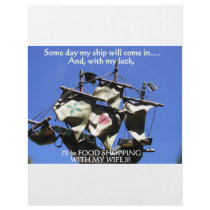 SOME DAY MY SHIP WILL COME IN 1 PERSONALIZED FLYER
