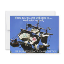 SOME DAY MY SHIP WILL COME IN 1 INVITATIONS