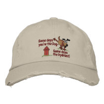 Some Days Dog embroidered hats by Diva_Pets Some Days Dog embroidered hats