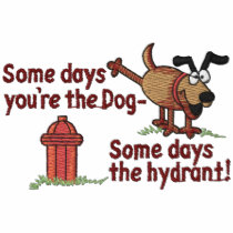 Some Days Dog embroidered shirts