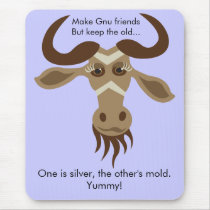 Some Gnu Stuff_Gwen Gnu_Make Gnu Friends mousepads