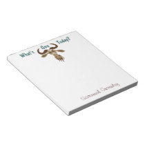 Some Gnu Stuff_What's Gnu Today? personalized notepads