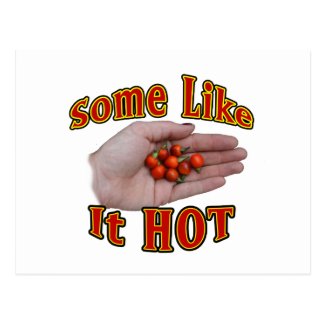 Some Like It Hot Cascabel Pepper Hand Pile Postcards