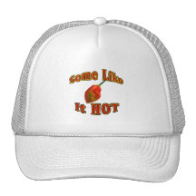 Some Like It Hot Single Habanero Pepper Trucker Hats