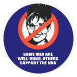 Some men are well-hung, others support the NRA stickers