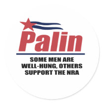 Some men are well-hung, others support the NRA stickers