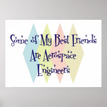 Some of My Best Friends Are Aerospace Engineers Posters
