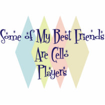 Some of My Best Friends Are Cello Players photo sculptures by busybees Some of My Best Friends Are Cello Players photo sculptures