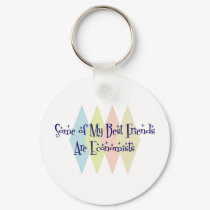Some of My Best Friends Are Economists keychains