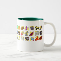 "Some of the neat stuff I've picked up." mugs