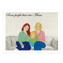 Some people have two Mums Post Card