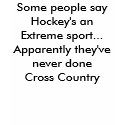 Some people say Hockey's an Extreme sport...App... t-shirts