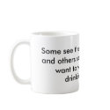 Some see the glass half-empty and others see it... mugs by waffleruls Some see the glass half-empty and others see it... mugs