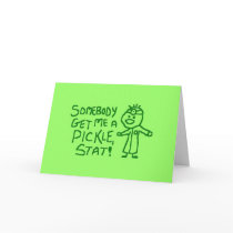 Somebody Get Me A Pickle Stat cards by Skrimbles Somebody Get Me A Pickle Stat cards