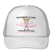 Somebody I Love - Breast Cancer (Girl) Hat