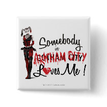 Somebody in AC Loves Me - Harley Pinback Button