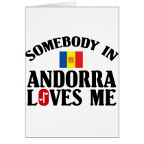 Somebody In Andorra Greeting Card