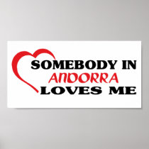 Somebody in Andorra Loves Me Posters
