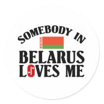 Somebody In Belarus Loves Me stickers by teyes143 Somebody In Belarus Loves Me stickers