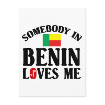 Somebody In Benin Postcard