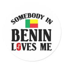 Somebody In Benin Sticker