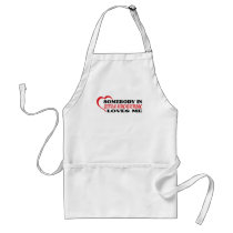 Somebody in Central African Republic Loves Me aprons