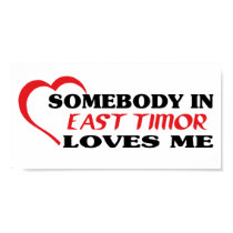 Somebody in East Timor Loves Me posters