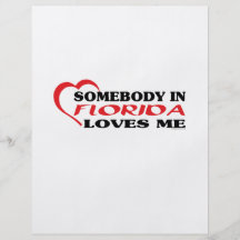 Somebody in Florida Loves Me shirts Custom Flyer