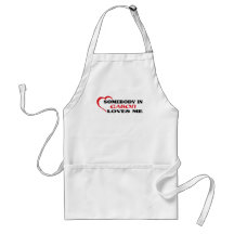 Somebody in Gabon Loves Me Aprons
