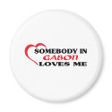 Somebody in Gabon Loves Me magnets by repofcountries Somebody in Gabon Loves Me magnets
