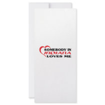 Somebody in Indiana Loves Me shirts Full Color Rack Card