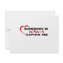 Somebody in Iowa Loves Me shirts Custom Invites