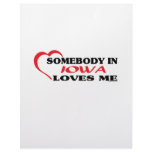 Somebody in Iowa Loves Me shirts Letterhead Template