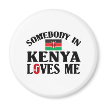 Somebody In Kenya magnets