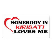 Somebody in Kiribati Loves Me posters