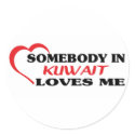 Somebody in Kuwait Loves Me stickers by repofcountries Somebody in Kuwait Loves Me stickers