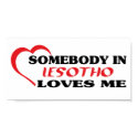 Somebody in Lesotho Loves Me posters