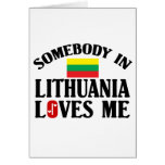 Somebody In Lithuania Cards