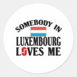 Somebody In Luxembourg Stickers