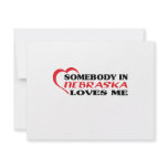 Somebody in Nebraska Loves Me shirts Personalized Invite