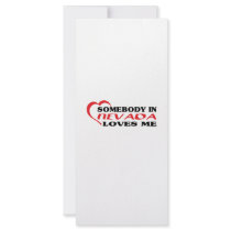 Somebody in Nevada Loves Me shirts Rack Card Design