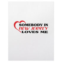 Somebody in New Jersey Loves Me shirts Letterhead Template