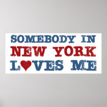 Somebody in New York Loves Me Poster