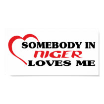 Somebody in Niger Loves Me posters