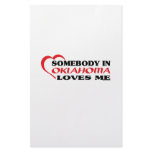 Somebody in Oklahoma Loves Me shirts Personalized Stationery