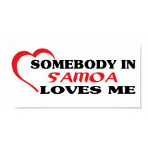 Somebody in Samoa Loves Me posters