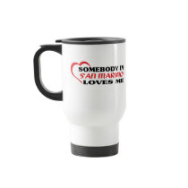 Somebody in San Marino Loves Me Mugs