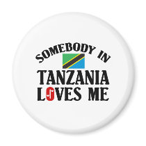 Somebody In Tanzania magnets