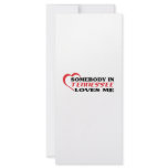 Somebody in Tennessee Loves Me shirts Rack Card