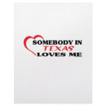 Somebody in Texas Loves Me shirts Custom Letterhead